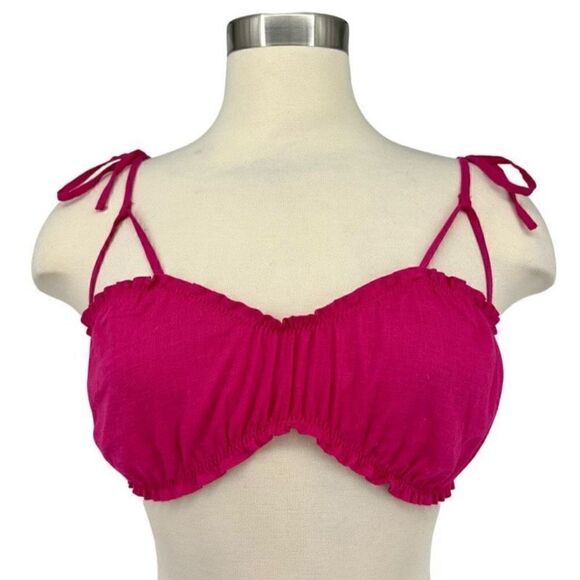 NWT Anthropologie Ruched Sweetheart Bralette - Picture 2 of 12